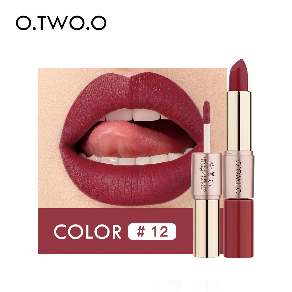 O.TWO.O 2IN1 Matte Lipstick & Liquid