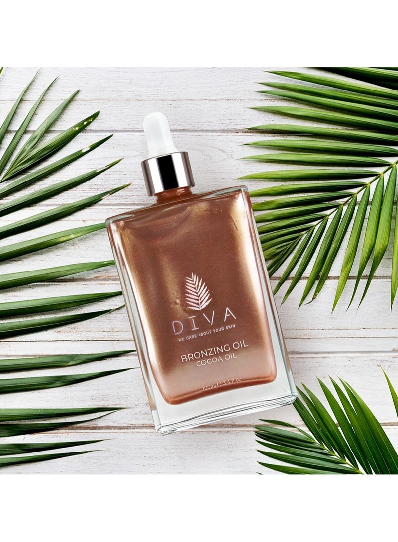 Diva Bronzing Oil Cocoa Oil 100ML