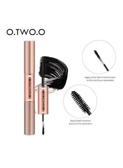 O TWO.O Miracle Mascara 2 in 1 Double Head Black 8GM - 9135