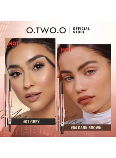O.TWO.O Outline natural soft mist 3-in-1 eyebrow pencil