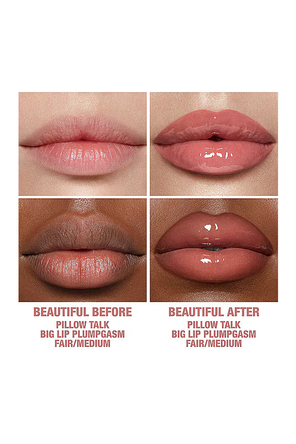 Charlotte Tilbury Pillow Talk Big Lip Plumpgasm -Fair . Medium 2ML Mini Size