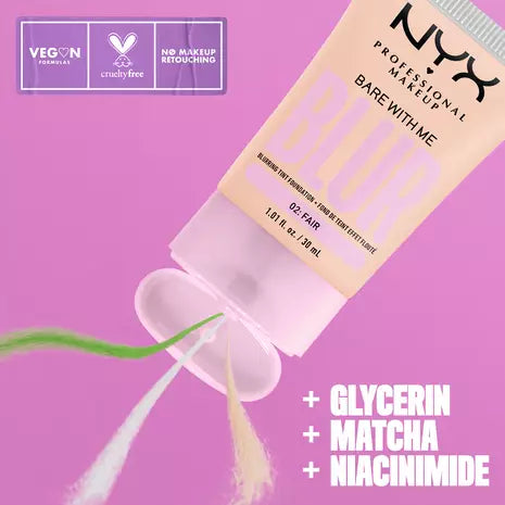 Nyx Bare With Me Blur Blurring Tint Foundation