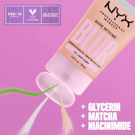 Nyx Bare With Me Blur Blurring Tint Foundation