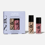 Saie Blush & Glow Liquid Blush & Highlightre -Set .