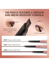 O.TWO.O Outline natural soft mist 3-in-1 eyebrow pencil