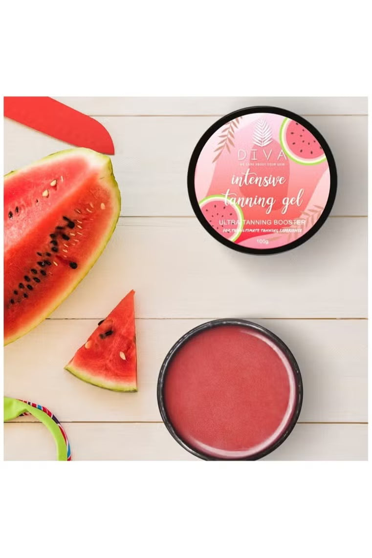 Diva Watermelon Gold Shimmer Intensive Tanning Gel 100GM