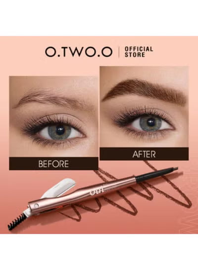 O.TWO.O Outline natural soft mist 3-in-1 eyebrow pencil