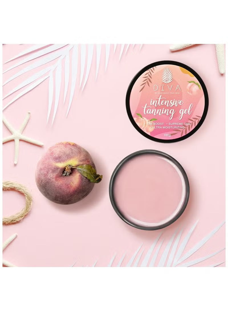 Diva Peach Insentive Tanning Gel 100GM