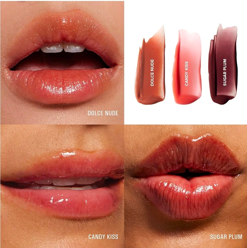 Nudestix Hydrating Peptide Lip Butter Tint Set – 3-Pieces