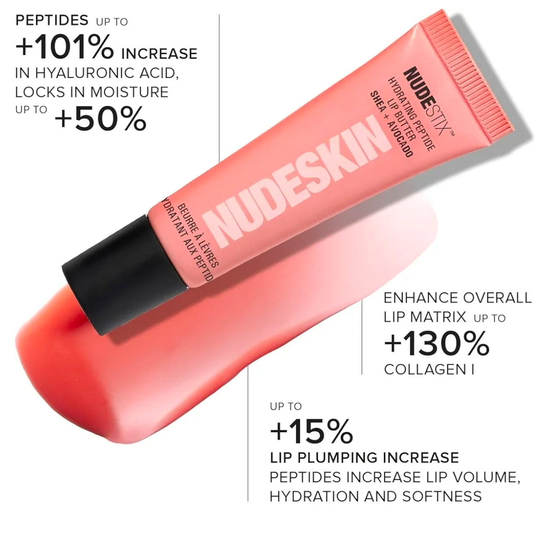 Nudestix Hydrating Peptide Lip Butter Tint Set – 3-Pieces