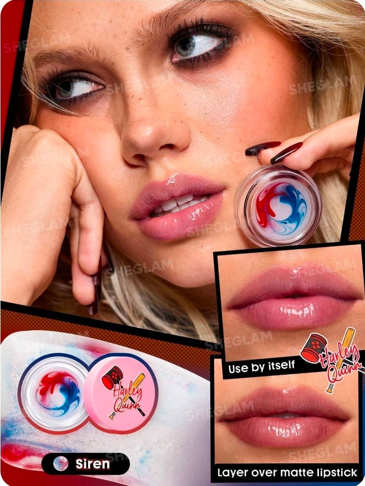 Sheglam XO Harley Quinn Villainous Misfits Lip Jam Set 3.5G X 3