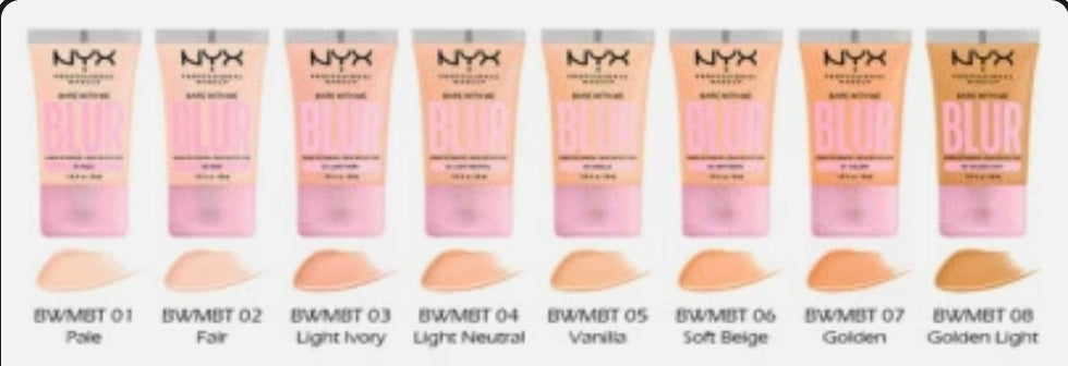 Nyx Bare With Me Blur Blurring Tint Foundation