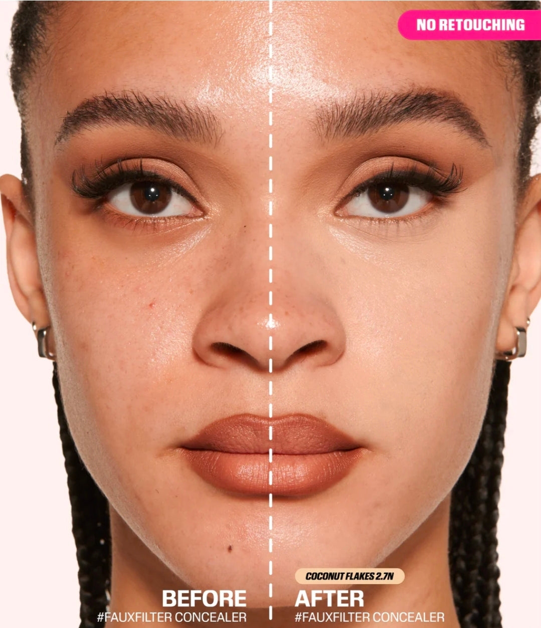 Huda Beauty Faux Filler Luminous Matte Liquid Concealer Correcteur - 2.7N/Coconut Flakes 9ML