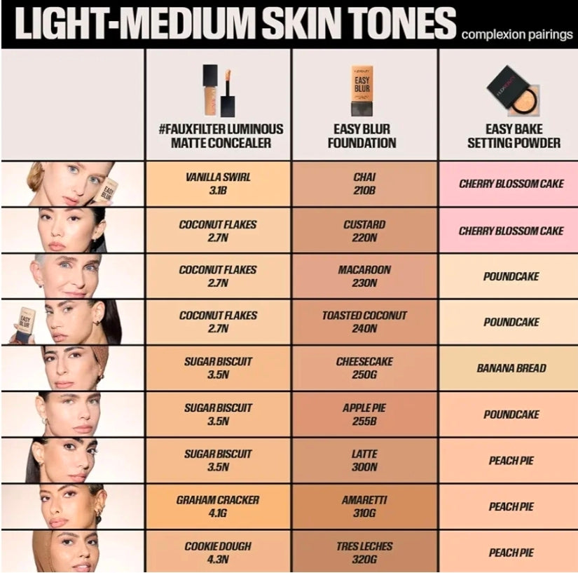 Huda Beauty Easy Blur Natural Airbrush Foundation - Toasted Coconut 240N 30 Ml