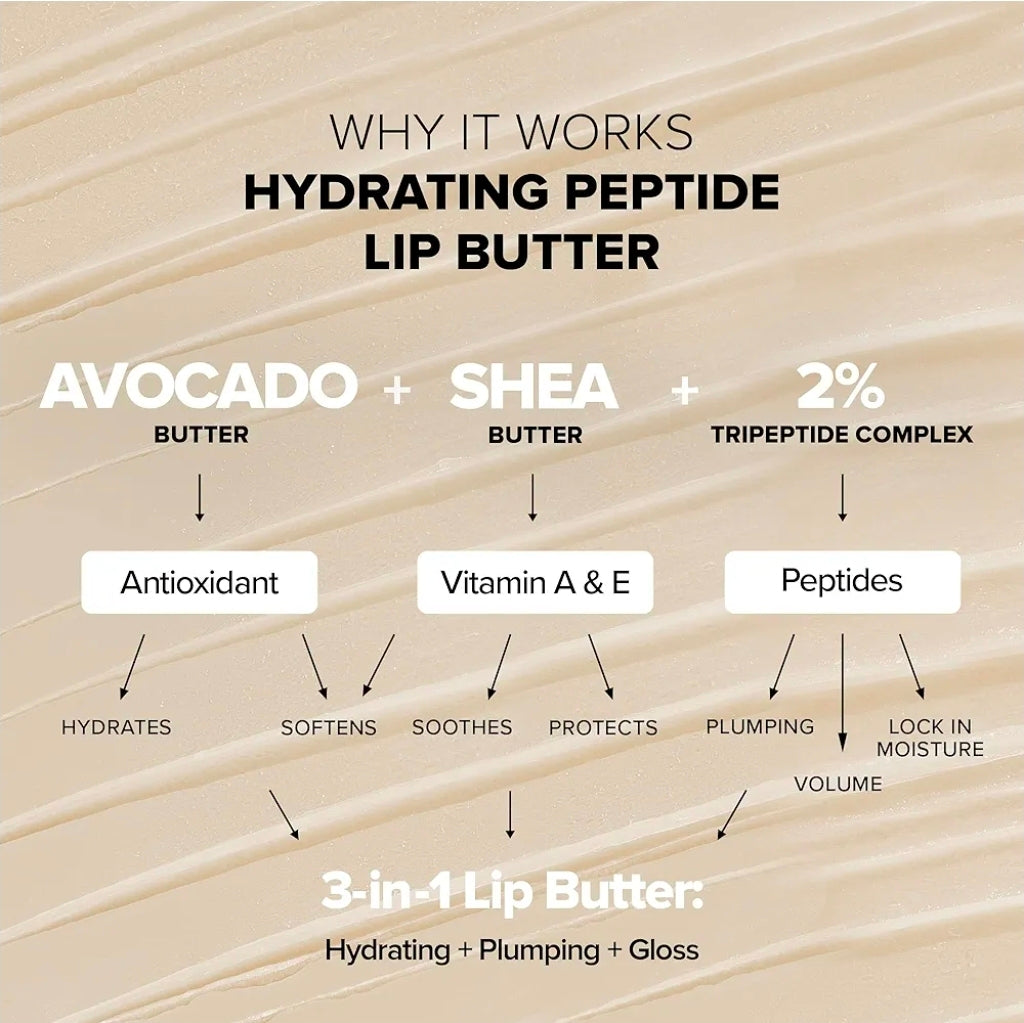 Nudestix Hydrating Peptide Lip Butter Tint Set – 3-Pieces