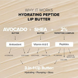 Nudestix Hydrating Peptide Lip Butter Tint Set – 3-Pieces