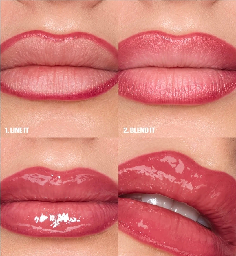 Huda Beauty Makeout Sesh Lip Duo Rosy Nudes - Set.