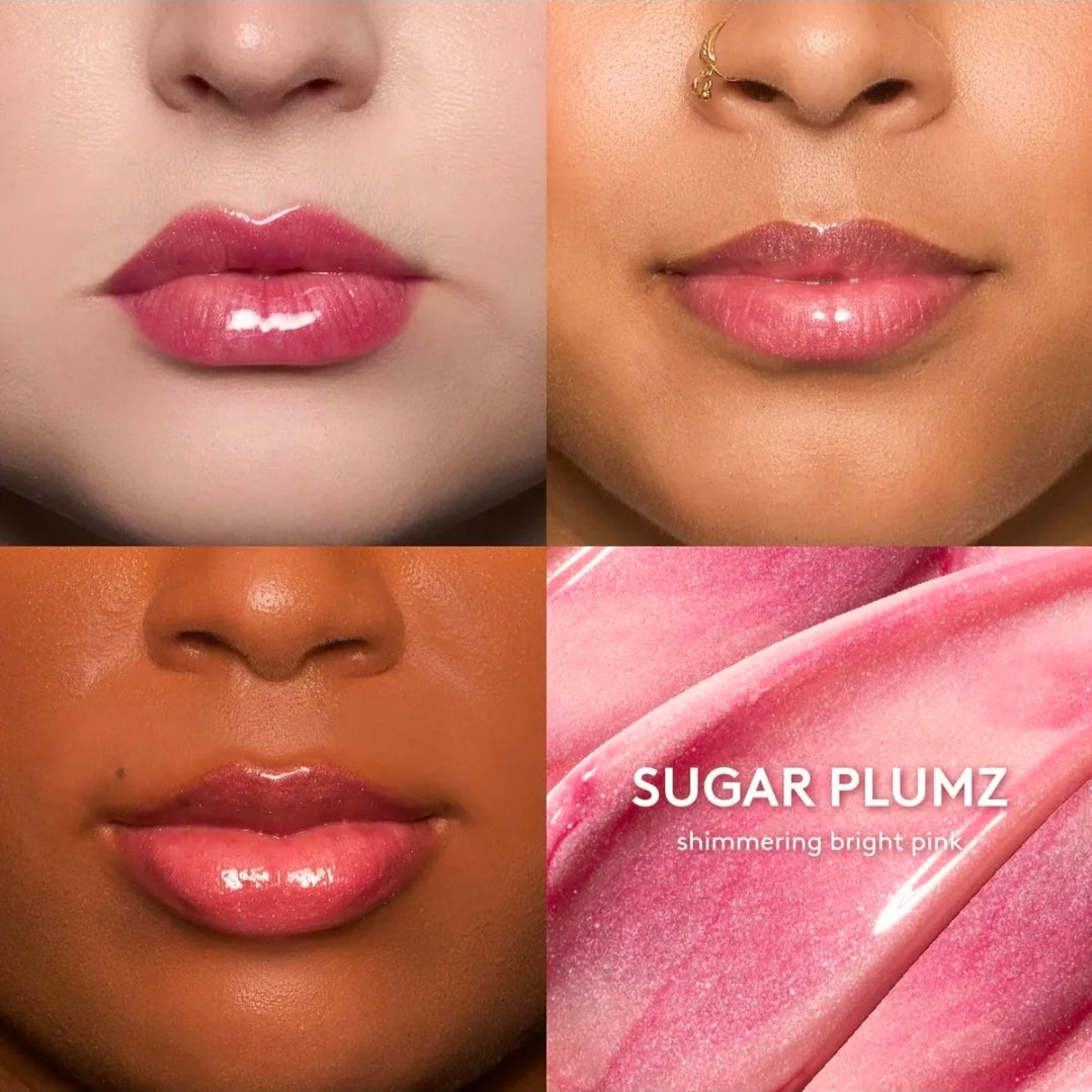 Fenty Beauty Glossy Possy VIII -Fenty G Fantasy+ Sugar Plumz + Spiked Hot Chocolit 3Psc Lip- Set