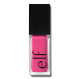 e.l.f. Cosmetics Glow Reviver Plumping Lip Oil - Ultraviolet, applicator wand and packaging detail