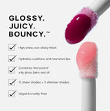 Saie Glossy Bounce Duo Lip Gloss Oil-Kit .