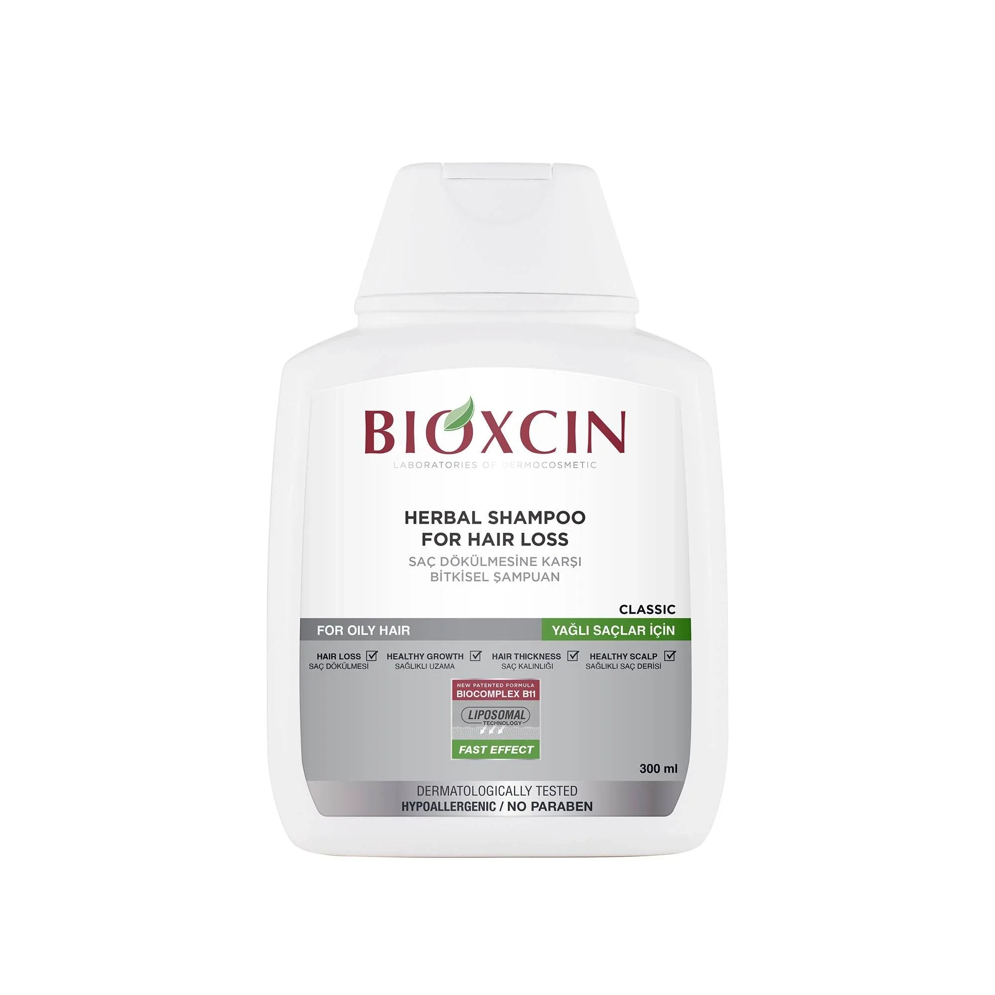 Bioxcin | Herbal Shampoo for her loss - Oily hair 300 ml